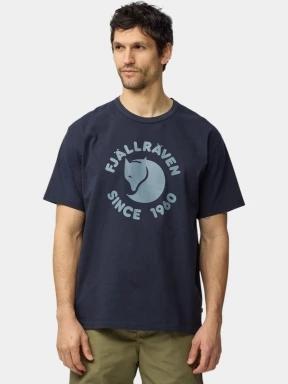 Fjallraven Fjällräven Relaxed T-Shirt M férfi rövid ujjú sport póló sötétkék színben 1