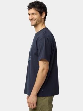 Fjallraven Fjällräven Relaxed T-Shirt M férfi rövid ujjú sport póló sötétkék színben 3
