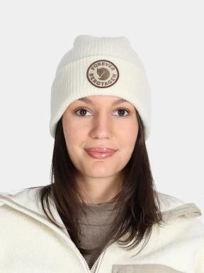 Fjallraven Bergtagen Forever Wool Beanie kötött sapka fehér színben 1
