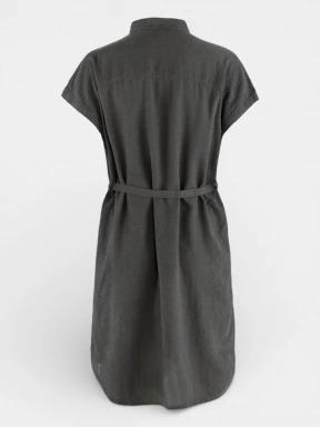 Fjallraven Övik Hemp Dress W női ingruha szürke színben 3