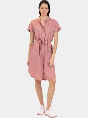 Fjallraven Övik Hemp Dress W női ingruha rózsaszín színben 1