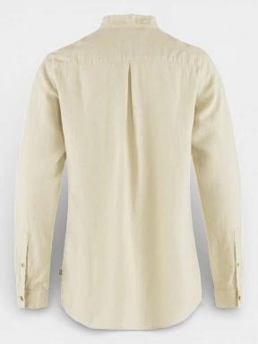 Fjallraven Övik Hemp Shirt LS W női hosszú ujjú ing fehér színben 3
