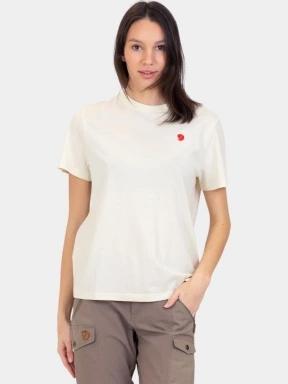 Fjallraven Hemp Blend T-shirt W női rövid ujjú póló fehér színben 1