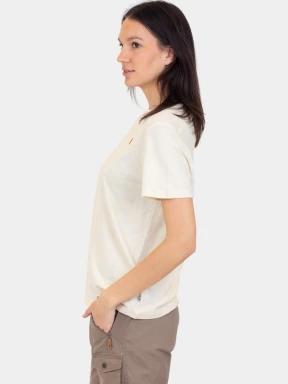 Fjallraven Hemp Blend T-shirt W női rövid ujjú póló fehér színben 3