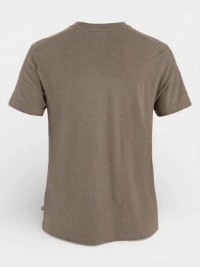 Fjallraven Hemp Blend T-shirt W női rövid ujjú póló barna színben 3