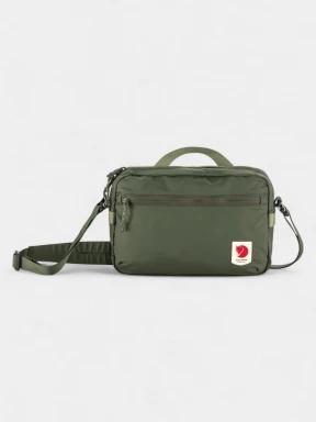 Fjallraven High Coast Crossbody oldaltáska oliva színben 1
