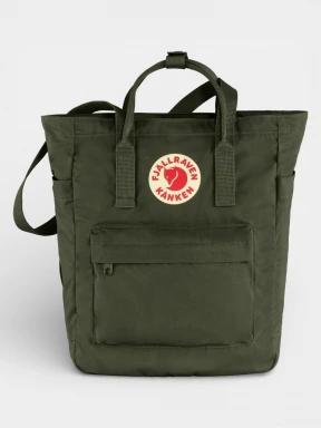 Fjallraven Kanken Totepack hátizsák sötétzöld színben 1