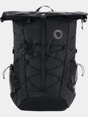 Fjallraven Abisko Hike Foldsack túrahátizsák fekete színben 1