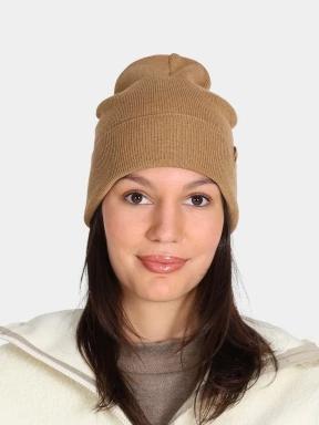Fjallraven Classic Knit Hat kötött sapka barna színben 1