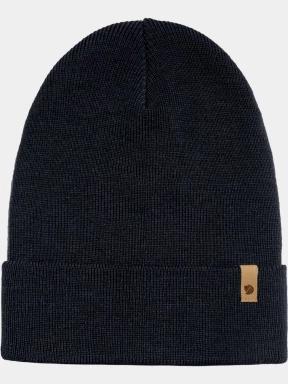 Fjallraven Classic Knit Hat kötött sapka sötétkék színben 1