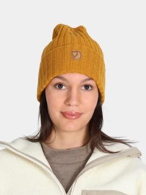 Fjallraven Byron Hat kötött sapka sárga színben 1