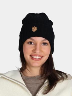 Fjallraven Byron Hat kötött sapka fekete színben 1