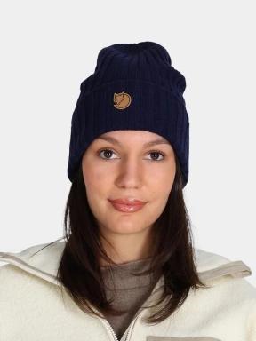 Fjallraven Byron Hat kötött sapka sötétkék színben 1