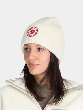 Fjallraven 1960 Logo Hat kötött sapka fehér színben 3