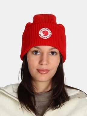 Fjallraven 1960 Logo Hat kötött sapka piros színben 1