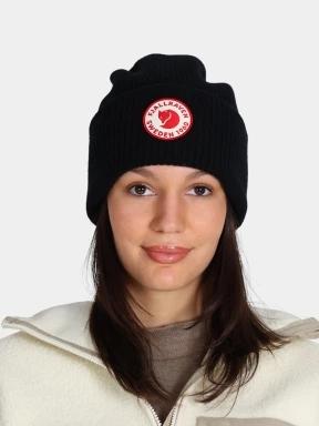 Fjallraven 1960 Logo Hat kötött sapka fekete színben 1