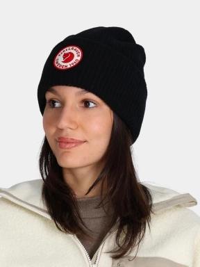 Fjallraven 1960 Logo Hat kötött sapka fekete színben 3