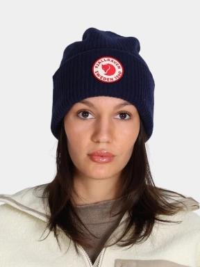 Fjallraven 1960 Logo Hat kötött sapka sötétkék színben 1