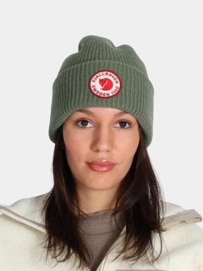 Fjallraven 1960 Logo Hat kötött sapka zöld színben 1