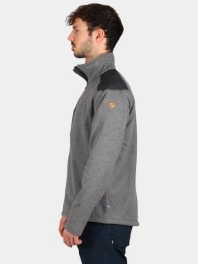 Fjallraven Buck Fleece M férfi polár pulóver szürke színben 3