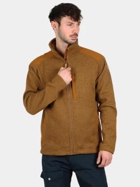 Fjallraven Buck Fleece M férfi polár pulóver barna színben 1