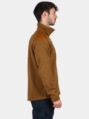 Fjallraven Buck Fleece M férfi polár pulóver barna színben 3