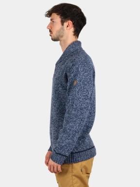 Fjallraven Lada Sweater M férfi kötött pulóver sötétkék színben 3