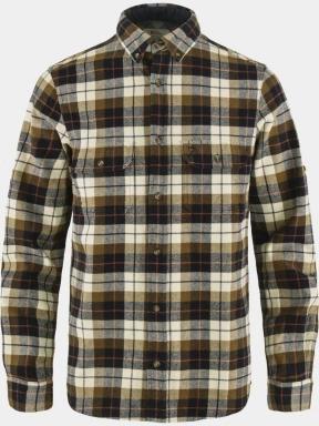 Fjallraven Singi Heavy Flannel Shirt M férfi hosszú ujjú ing sötétkék színben 1
