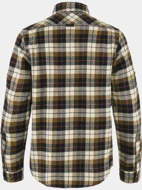 Fjallraven Singi Heavy Flannel Shirt M férfi hosszú ujjú ing sötétkék színben 3