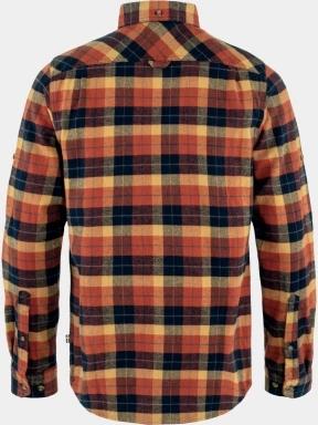 Fjallraven Singi Heavy Flannel Shirt M férfi hosszú ujjú ing narancssárga színben 3