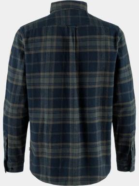 Fjallraven Övik Twill Shirt M férfi hosszú ujjú ing sötétkék színben 3