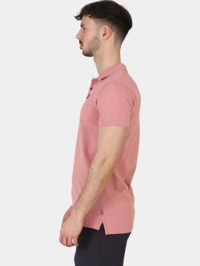 Fjallraven Övik Polo Shirt M férfi galléros póló rózsaszín színben 3