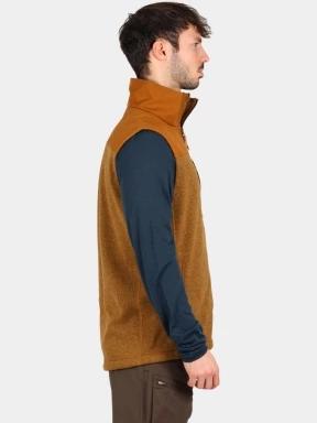 Fjallraven Buck Fleece Vest M férfi polár mellény barna színben 3