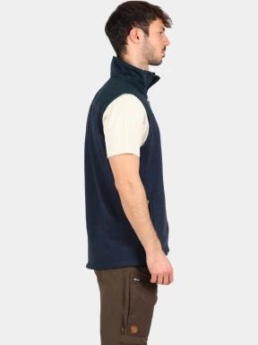 Fjallraven Buck Fleece Vest M férfi polár mellény sötétkék színben 3