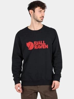 Fjallraven Fjällräven Logo Sweater M férfi pulóver fekete színben 1