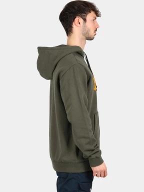 Fjallraven Fjällräven Logo Hoodie M férfi kapucnis pulóver zöld színben 3