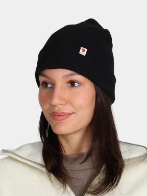 Fjallraven Fjällräven Tab Hat kötött sapka fekete színben 3