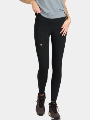 Fjallraven Abisko Tights W női sportnadrág fekete színben 1