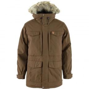 Fjallraven Nuuk Parka M férfi télikabát barna színben 1