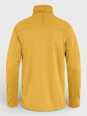 Fjallraven Abisko Lite Fleece Jacket M férfi polár pulóver sárga színben 3