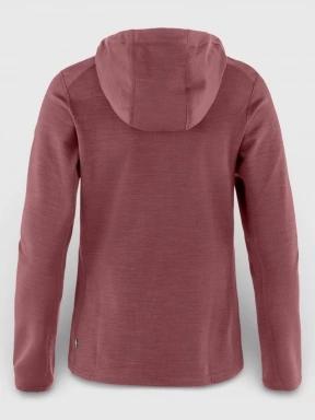 Fjallraven Keb Fleece Hoodie W női polár pulóver bordó színben 3