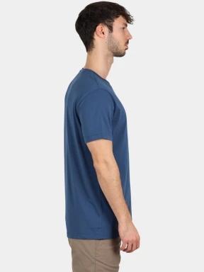 Fjallraven Fjällräven Fox T-shirt M férfi rövid ujjú póló kék színben 3