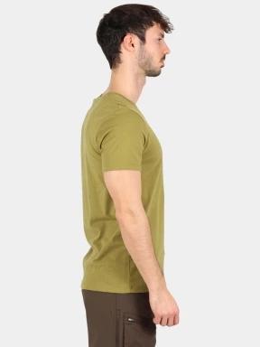 Fjallraven Fjällräven Fox T-shirt M férfi rövid ujjú póló oliva színben 3