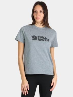 Fjallraven Fjällräven Logo Tee W női rövid ujjú póló szürke színben 1
