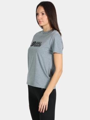 Fjallraven Fjällräven Logo Tee W női rövid ujjú póló szürke színben 3
