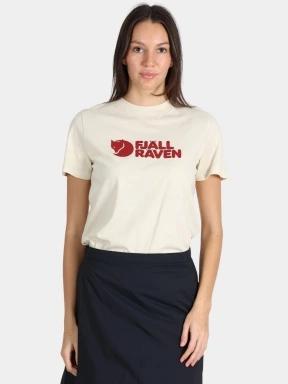 Fjallraven Fjällräven Logo Tee W női rövid ujjú póló homok színben 1