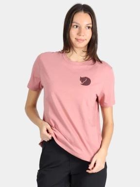 Fjallraven Fox Boxy Logo Tee W női rövid ujjú póló rózsaszín színben 1