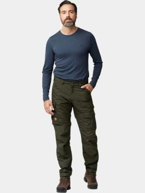 Fjallraven Vidda Pro Trousers M férfi túranadrág zöld színben 1