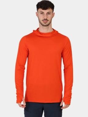 Fjallraven Abisko Sun-hoodie M férfi kapucnis pulóver narancssárga színben 1