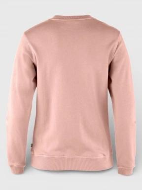 Fjallraven 1960 Logo Badge Sweater W női pulóver rózsaszín színben 3